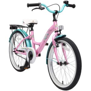 Bikestar Leichtes Kinderfahrrad für Mädchen, 20 Zoll