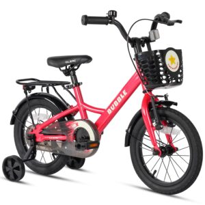 Glerc Kinderfahrrad 12 14 16 Zoll mit Korb