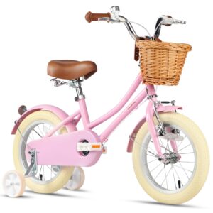 Glerc Mädchenfahrrad 3-10 Jahre mit Korb