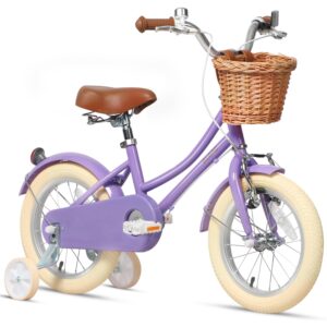 Glerc Mädchenfahrrad mit Korb, 3-10 Jahre