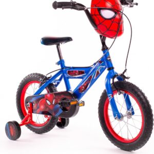 Huffy Spiderman Jungenfahrrad 14 Zoll mit Maske