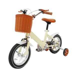 HUOMMGS Kinderfahrrad, 12 Zoll, höhenverstellbar, 2-4 Jahre
