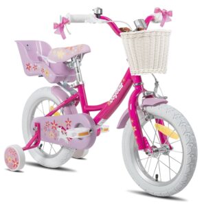 JOYSTAR Einhorn Mädchenfahrrad 12-18 Zoll mit Zubehör