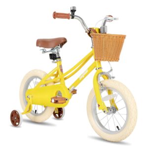 JOYSTAR Mädchenfahrrad 2-13 Jahre, mit Stützrädern & Korb