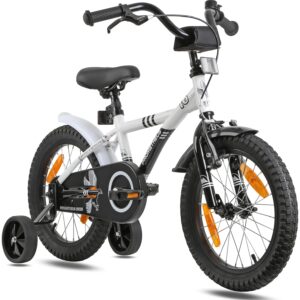 PROMETHEUS Kinderfahrrad 16 Zoll mit Stabilisatoren