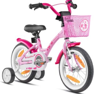 Prometheus Mädchenfahrrad 14 Zoll Rosa Lila 2019