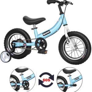 Qiani Kinder 2-in-1 Laufrad, 2-7 Jahre
