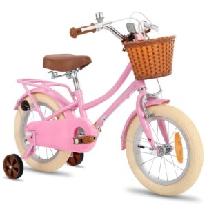 STITCH MANCHI Kinderfahrrad 12-18 Zoll, Grün/Rosa