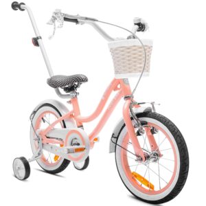 Sun Baby Mädchen Fahrrad 12-16 Zoll mit Schiebestange