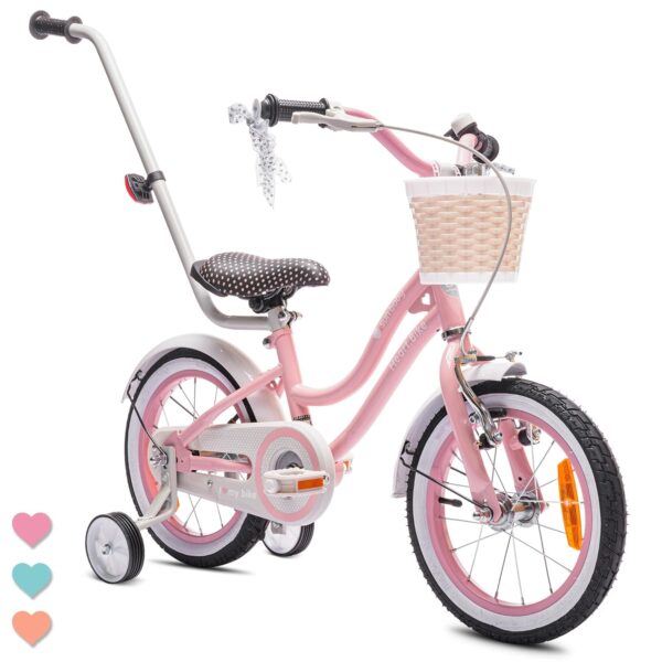 Sun Baby Mädchenfahrrad, 12-16 Zoll, Herzdesign
