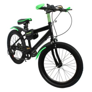 WSIKGHU 20 Zoll Kinder-Mountainbike, 7-Gang, Carbonstahl